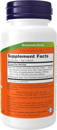 Vista 2 de NOW Foods EGCg Extracto de Té Verde 0.014 oz, 4704, 1, 1