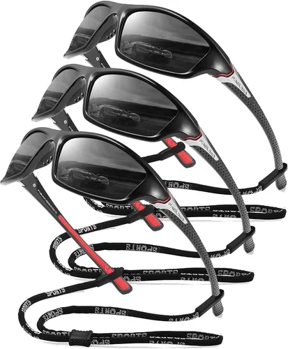 Vista 20 de Gafas de sol polarizadas para hombre, ciclismo, conducir, pesca, 100% protección UV Cycling Driving Fishing