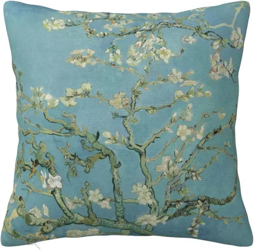 Vista 12 de Funda de almohada con diseño de noche estrellada sobre el ródano Van Gogh 18 x 18 para sofá, cama, decoración del hogar