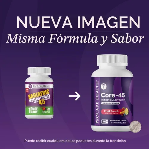 Vista 3 de ProCare Health Multivitamínico bariátrico una vez al día