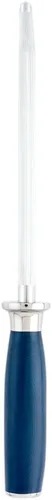Vista 2 de Restaurantware Met Lux - Cuchillo de acero de 8 pulgadas, 1 cuchillo de alto carbono, mango resistente a la humedad, acabado de cromo, acero azul