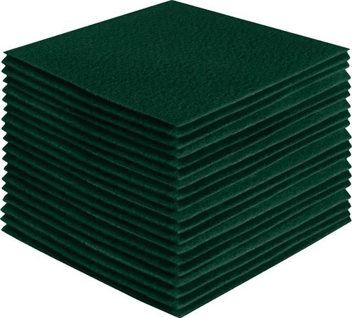 Vista 245 de FabricLA Hojas de fieltro acrílico para manualidades, cuadrados de fieltro precortados suaves de 4 x 4 pulgadas (3.9 in x 3.9 in), utiliza hojas