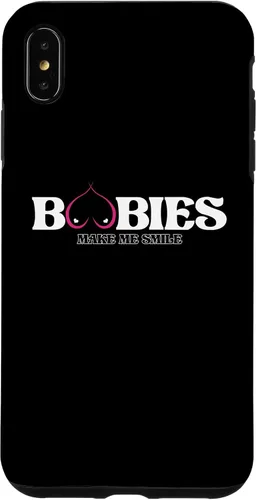 Vista 11 de iPhone 11 Funny Boobies Make Me Smiles Funda de humor para adultos