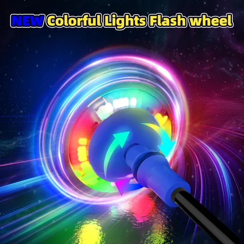 Vista 2 de Bola de salto de tobillo para niños, plegable y colorida rueda de salto con luz intermitente para adultos, juego para interiores y exteriores