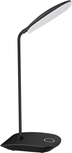 Vista 9 de Deeplite - Lámpara de escritorio LED con cuello de ganso flexible de 3 niveles de brillo, lámpara de mesa operada por batería de 5 W, control