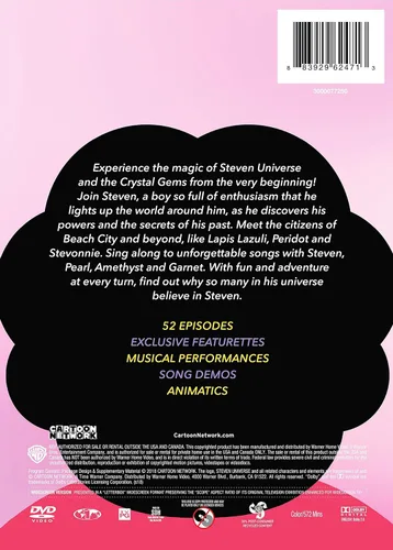 Vista 2 de Cartoon Network Steven Universe The Complete First Season DVD)