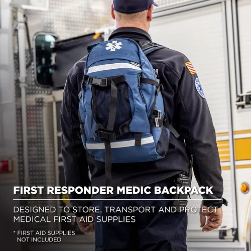 Vista 2 de Ergodyne - 13487 Arsenal 5243 Medic First Responder Trauma Mochila Jump Bag, Azul