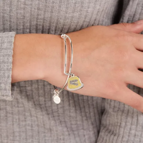 Vista 4 de Alex and Ani The Office Charms Expandable Bangles for Women, Shiny Finish, 2 to 3.5 in