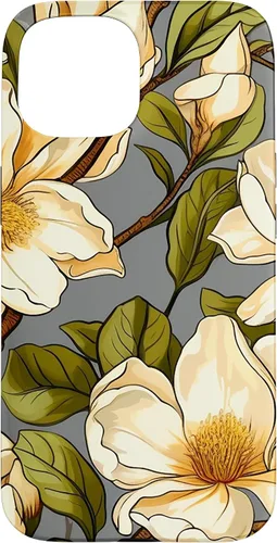 Vista 6 de Botanical Garden Magnolia Flower Case for iPhone 17