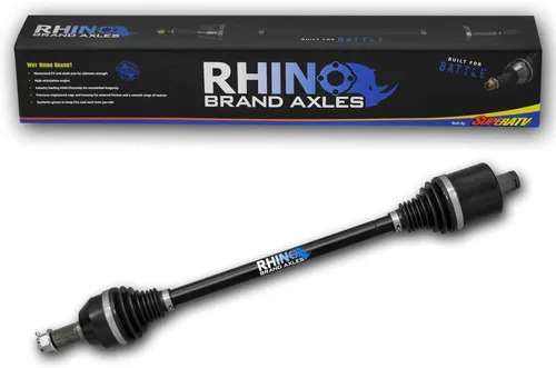 Vista 3 de SuperATV Polaris RZR 1000 ejes, longitud estándar, marca Rhino, resistente, único trasero Eje trasero resistente para RZR XP 1000/1000 4/ Trails &