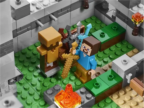 Vista 7 de Juego de construcción de aldea de LEGO Minecraft 21128., Negro