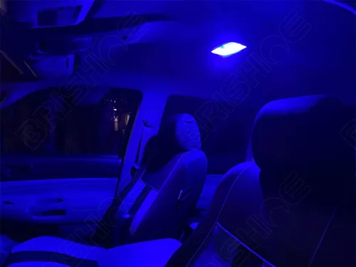 Vista 4 de Kit de luces LED interiores azules para Dodge Ram 1500 2500 3500 2019 2020 2021 Super brillantes paquete de bombillas LED para interior + luces