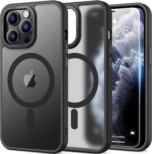 Vista 29 de SEXYMOM Funda magnética para iPhone 11 con protector de pantalla, compatible con carga inalámbrica, prueba de caídas de grado militar de 21 pies, a