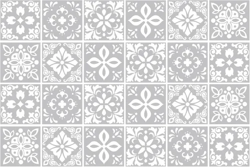 Vista 6 de WALPLUS 24 calcomanías de azulejos de 6 pulgadas para despegar y pegar, pintura en muro, extraíble, impermeable, autoadhesivas, de vinilo