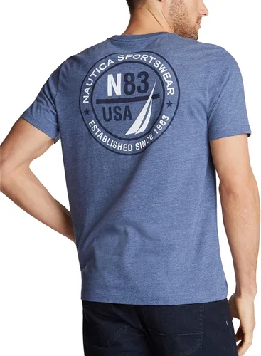 Vista 3 de Nautica Camiseta estampada de manga corta para hombre