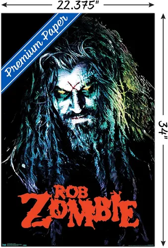 Vista 3 de Trends International Rob Zombie - Póster de pared Hellbilly, 22.375 x 34 pulgadas, versión premium sin marco