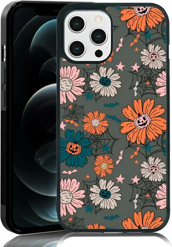 Vista 37 de Funda para iPhone 11 Pro Max, funda protectora de poliuretano termoplástico (TPU) a prueba de golpes, diseño de cabeza de calabaza, diseño de araña