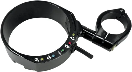 Vista 2 de Joker Machine Speedo 10-303B - Montaje lateral negro de 1.535 in, abrazadera giratoria
