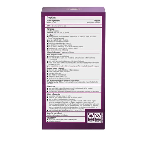 Vista 6 de Solución Rogaine para mujer, suministro para un mes