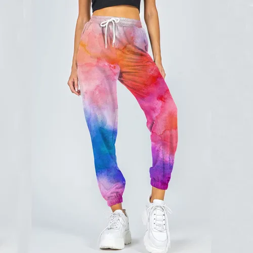 Vista 4 de Sweatpants for Women High Waisted Loose Fit Pants Lounge Trousers with Pockets