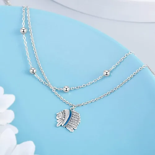 Vista 4 de CHIC & ARTSY Tobilleras de plata de ley S925 para mujer, pulsera de tobillo ajustable multicapa para playa, joyería de verano para mujer, de 10 a 11
