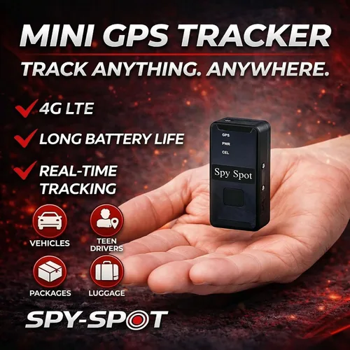 Vista 7 de SpySpot 4G LTE GPS Tracker GL320MG con funda magnética resistente a la intemperie y batería extendida - Dispositivo de seguimiento de vehículos