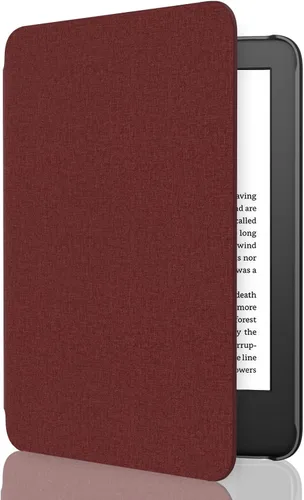 Vista 67 de MoKo Funda compatible con Kindle Basic de 11.ª generación 2024/2022 de 6 2-Flores de albaricoque.