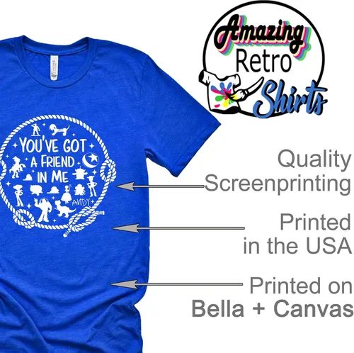 Vista 6 de You've Got A Friend in Me - Camiseta de manga corta para mujeres y hombres, camiseta unisex con estampado de letras divertidas