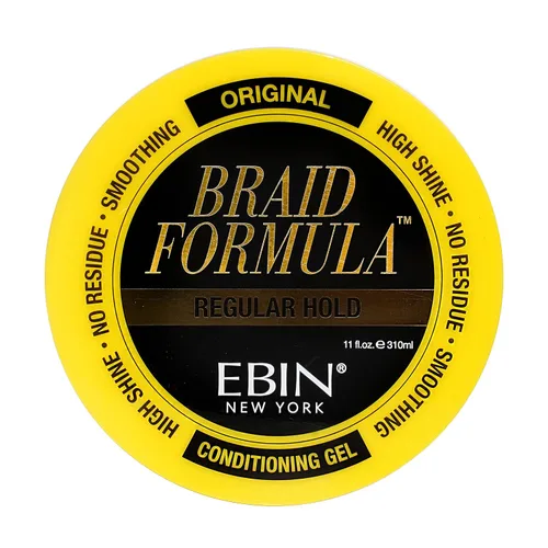 Vista 7 de EBIN NEW YORK Gel acondicionador de fórmula trenzada, fijación original/regular, 11 oz/10.5 fl oz – aroma limpio/aloe vera, brillo, control
