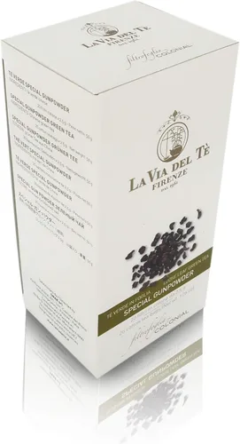 Vista 2 de La Via del Te Té verde de pólvora, 20 bolsitas de té, peso neto total: 1.76 onzas