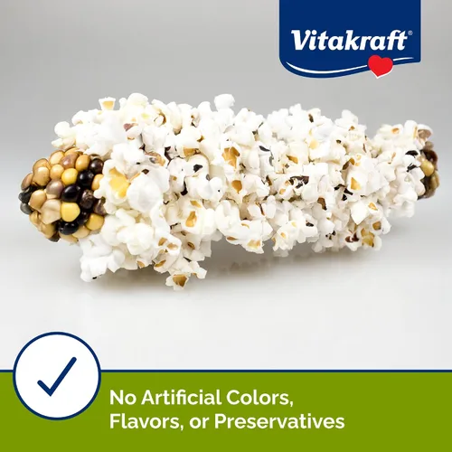 Vista 6 de Vitakraft Mini Pops - Mazorcas de maíz para microondas para animales pequeños, bocadillo de maíz en la mazorca para hámsters, conejos y cobayas