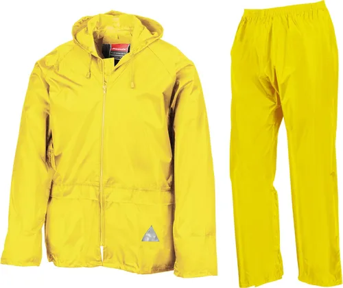 Vista 7 de Result Traje para lluvia impermeable peso pesado para hombre (traje de campera y pantalón)