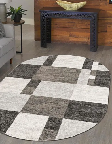 Vista 29 de Unique Loom - Alfombra de la colección Otoño Providence (rectangular de 2 x 3 pies 1 pulgada, azul grisáceo/marrón claro)