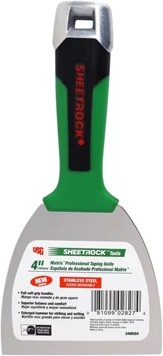 Vista 2 de USG Sheetrock MATRIX - Cuchillos profesionales para juntas (4 pulgadas, acero inoxidable)