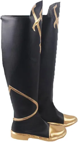 Vista 3 de Game Genshin Impact - Zapatos de cosplay para viajero, éter, zapatos de cosplay para fiesta de Halloween, uso diario, ocio, botas casuales