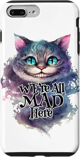 Vista 12 de Cheshire cat We're All MAD Here Alicia in Wonderland - Carcasa para iPhone 17
