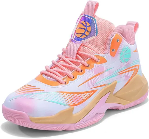 Vista 8 de Zapatos deportivos de baloncesto antideslizantes 3 negro