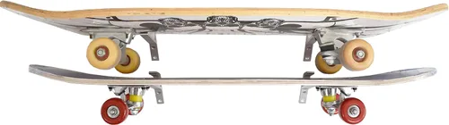 Vista 4 de YYST Soporte de pared para monopatín con ángulos de 45°, soporte de pared para adaptarse a tablas largas, monopatín, etc. Almohadilla de silicona