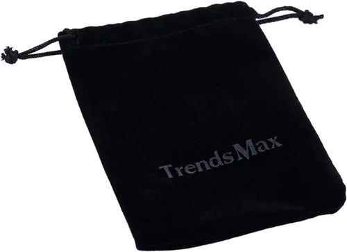 Vista 6 de Trendsmax Cadena de eslabones cubanos de acero inoxidable de 0.276 in para hombre y mujer, color dorado, plateado, negro, 7 a 11 pulgadas, Metal
