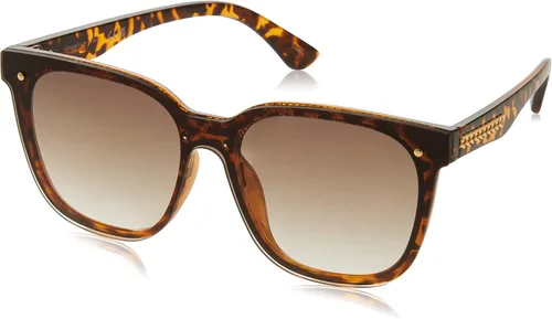 Vista 9 de LAUNDRY BY SHELLI SEGAL Women's Quilted Temple Square Sunglasses Gris
