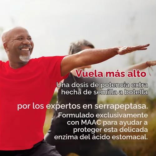 Vista 5 de AST Enzymes Serrapeptase 130,000 SPU - 60 cápsulas vegetarianas - Enzimas sistémicas naturales premium - Serrapeptasa resistente a los ácidos