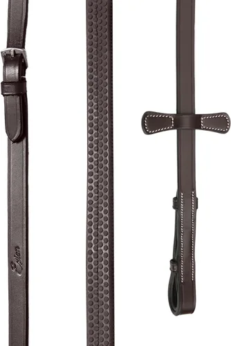 Vista 5 de Exion Designer - Figura 8 de brida inglesa para caballos Cabeza monocrocada ancha anatómica Banda nasal ajustable con almohadilla de mandíbula