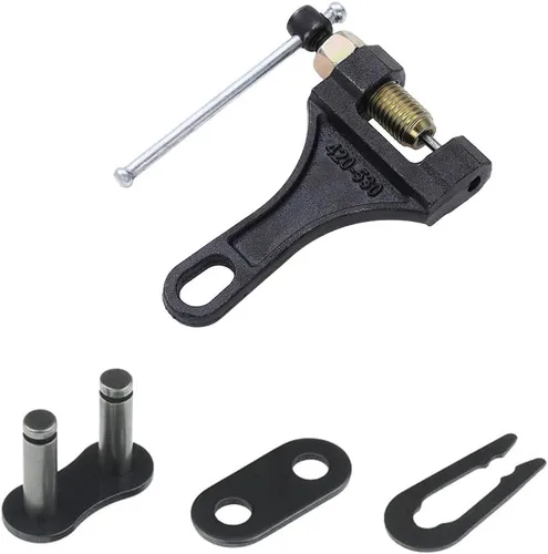 Vista 7 de KAMIER Cadena 420 Master Connect Link Breaker para Coleman CT200U BT200X Baja 196 212cc Mini Bike Go Kart TaoTao Coolster Ice Bear Suzuki SSR TTR