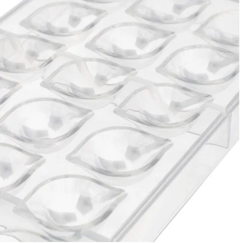 Vista 6 de Molde de chocolate reutilizable con forma de limón para fondant, molde de policarbonato para hornear, herramienta para hornear, bandeja para hornear
