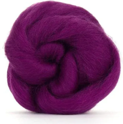 Vista 10 de Revolution Fibers Lana Corriedale teñida 8.2 onzas de parte superior de lana peinada de primera calidad 26 micras, 100% lana Corriedale pura