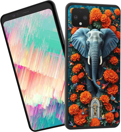 Vista 122 de for Google Pixel 4 XL Case,Slim Shockproof TPU Soft Rubber Silicone Cover Phone Case for Google Pixel 4 XL,Blue Skull Headphone