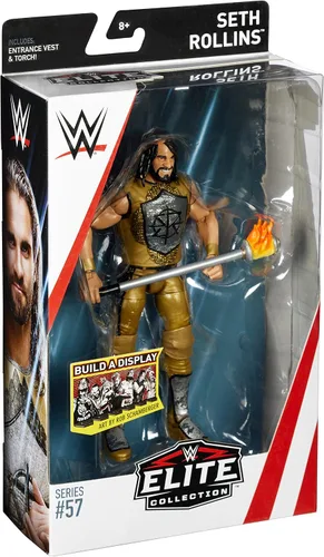 Vista 6 de WWE Seth Rollins Elite Collection Figura de acción