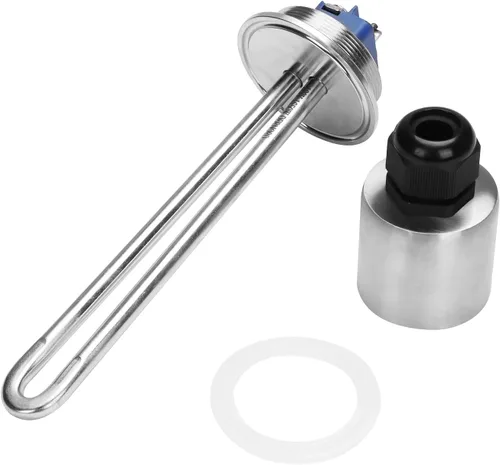 Vista 10 de DERNORD Densidad de alta vatio del calentador de agua de inmersión del elemento de calefacción 120V 1500W del elemento de calefacción