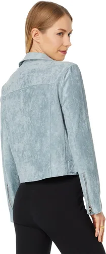 Vista 2 de BLANKNYC Ropa de lujo para mujer, chaqueta de moto de gamuza sintética, abrigo cómodo y elegante