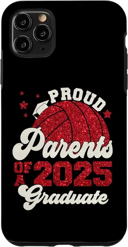 Vista 13 de iPhone 16 Parents of a 2025 Graduate Senior Graduation Volleyball Case